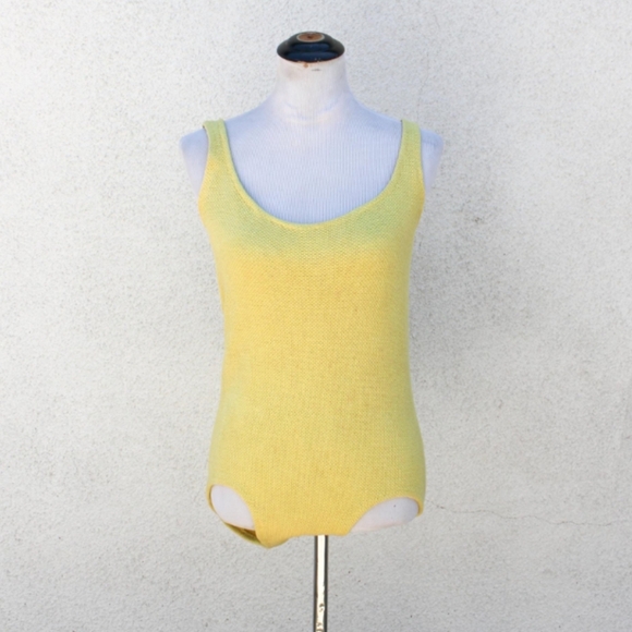 Vintage Other - Vintage 1960s Bright Yellow Swimsuit by Eileen Holdie New York / Swimwear